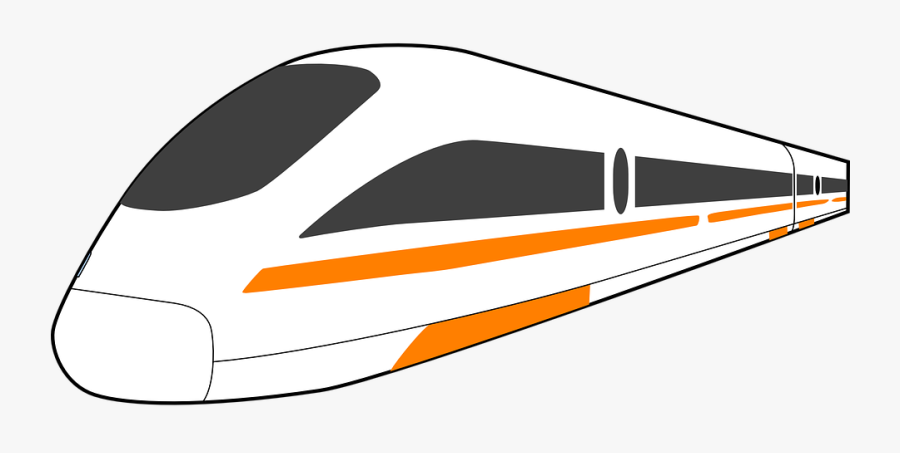 Train Intercity-express Clip Art - Bullet Train Clipart Png, Transparent Clipart