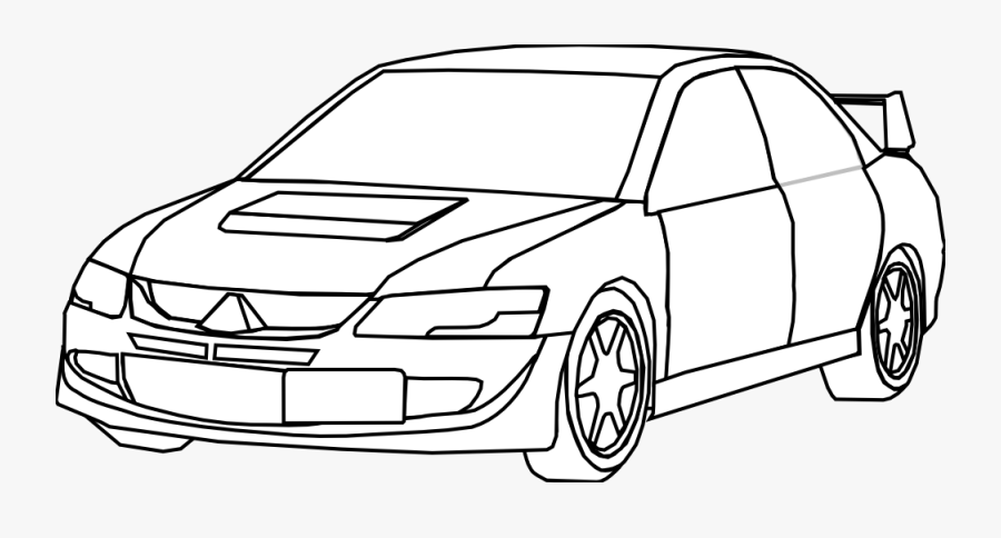 Download Machovka Car Mitsubishi Black White Line Art Coloring ...