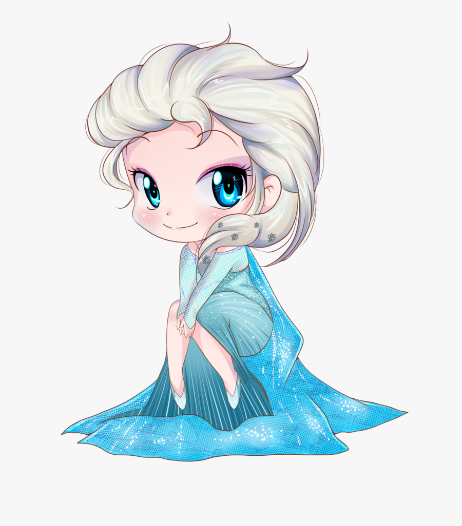 Elsa Frozen Chibi Elsa Frozen Chibi - Elsa Frozen Chibi, Transparent Clipart
