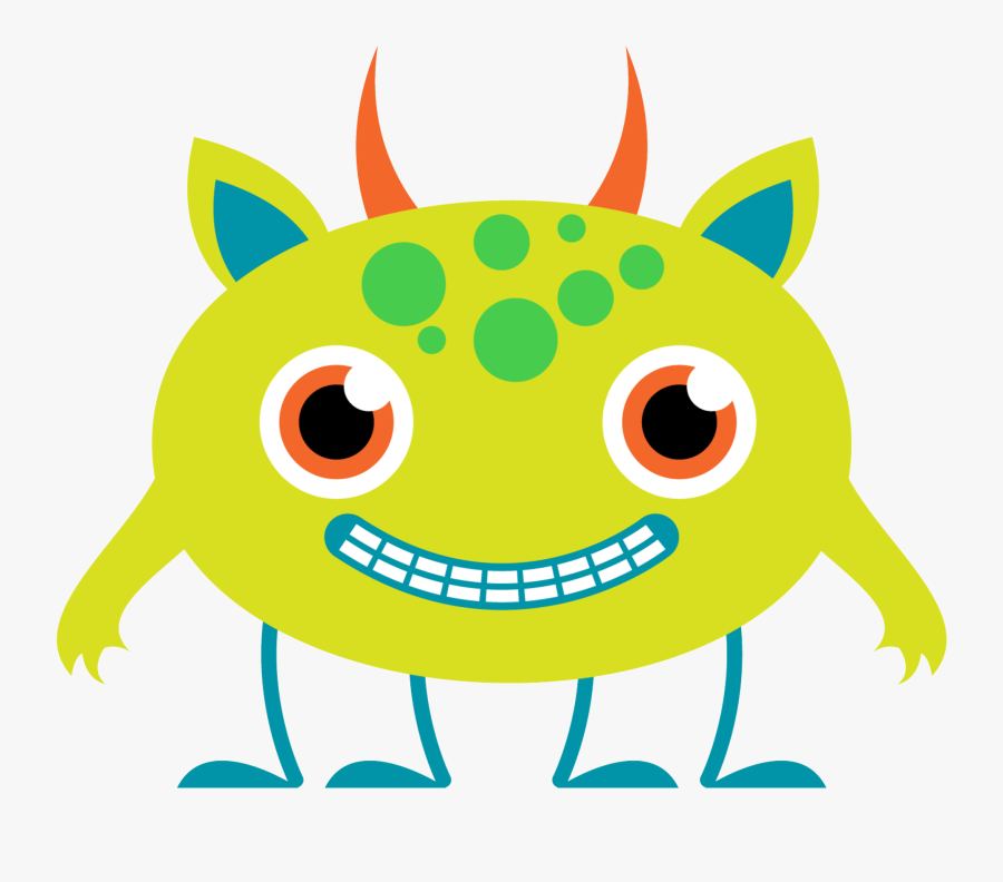 Alien Clipart Lime Green - Cute Monster Valentines Day Clipart, Transparent Clipart