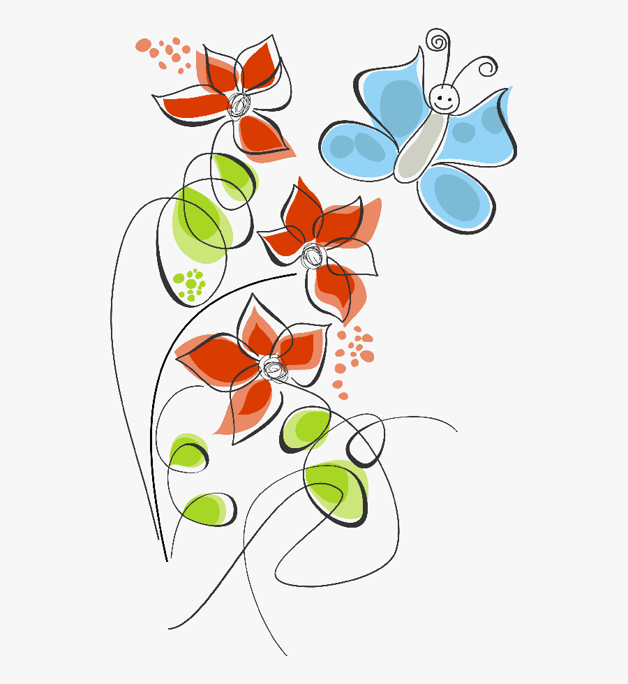 Cute Flowers, Transparent Clipart