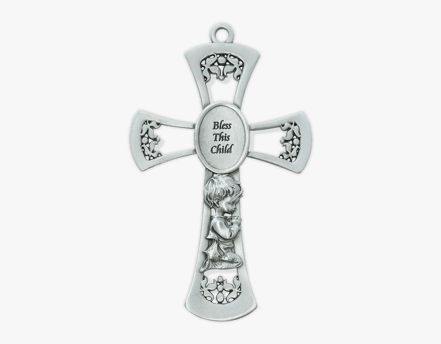 Crucifix Clipart Baptism - Transparent Baptism Blue Cross, Transparent Clipart