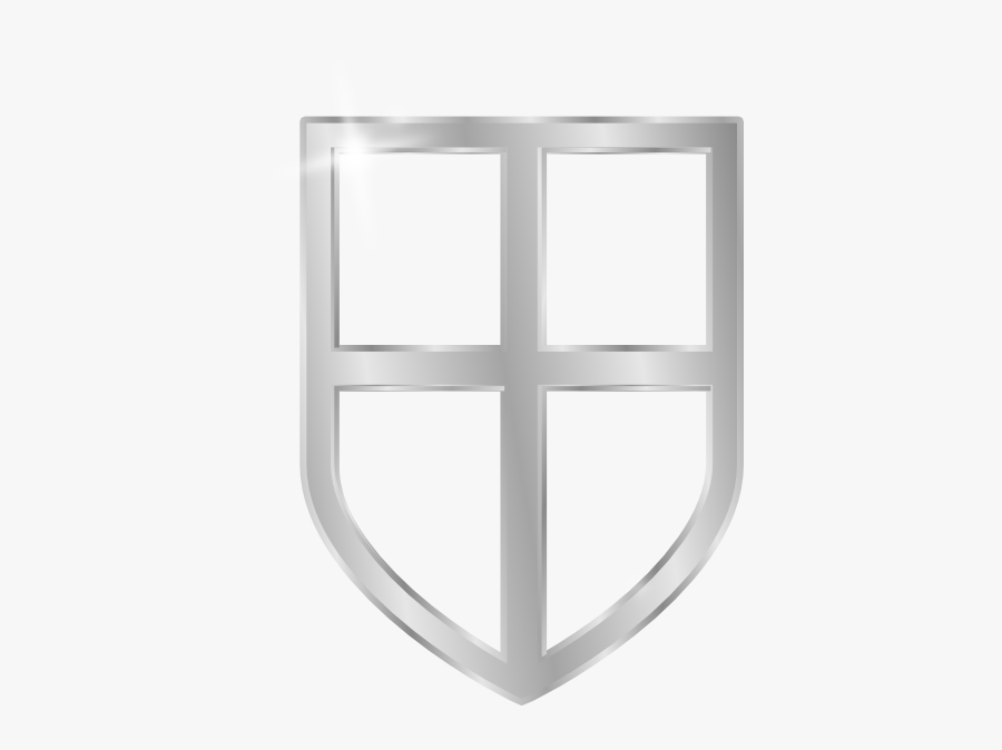 Silver Shield Svg Clip Arts - Portable Network Graphics, Transparent Clipart