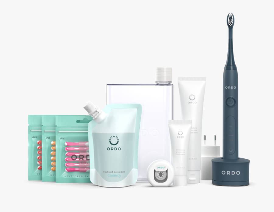 Ordo Sonic Toothbrush & Starter Kit - Cosmetics, Transparent Clipart