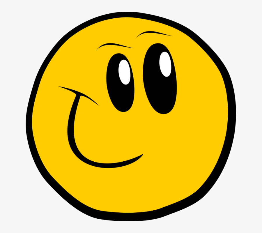 Animated Cartoon Smiley Face, Transparent Clipart
