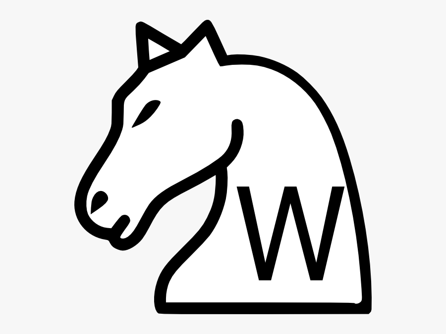 White Knight Chess Piece Png Clipart , Png Download - Chess Horse Piece Clipart, Transparent Clipart