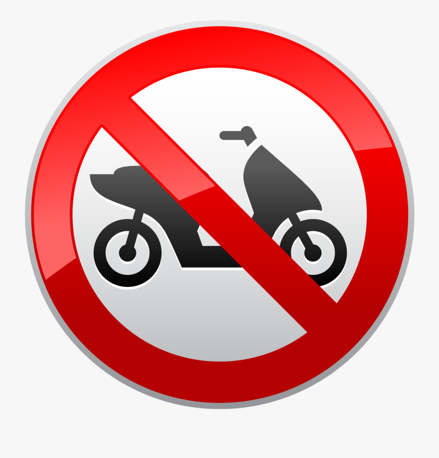 No Motorcycles Sign Png Clip Art - No Tap Water Png, Transparent Clipart