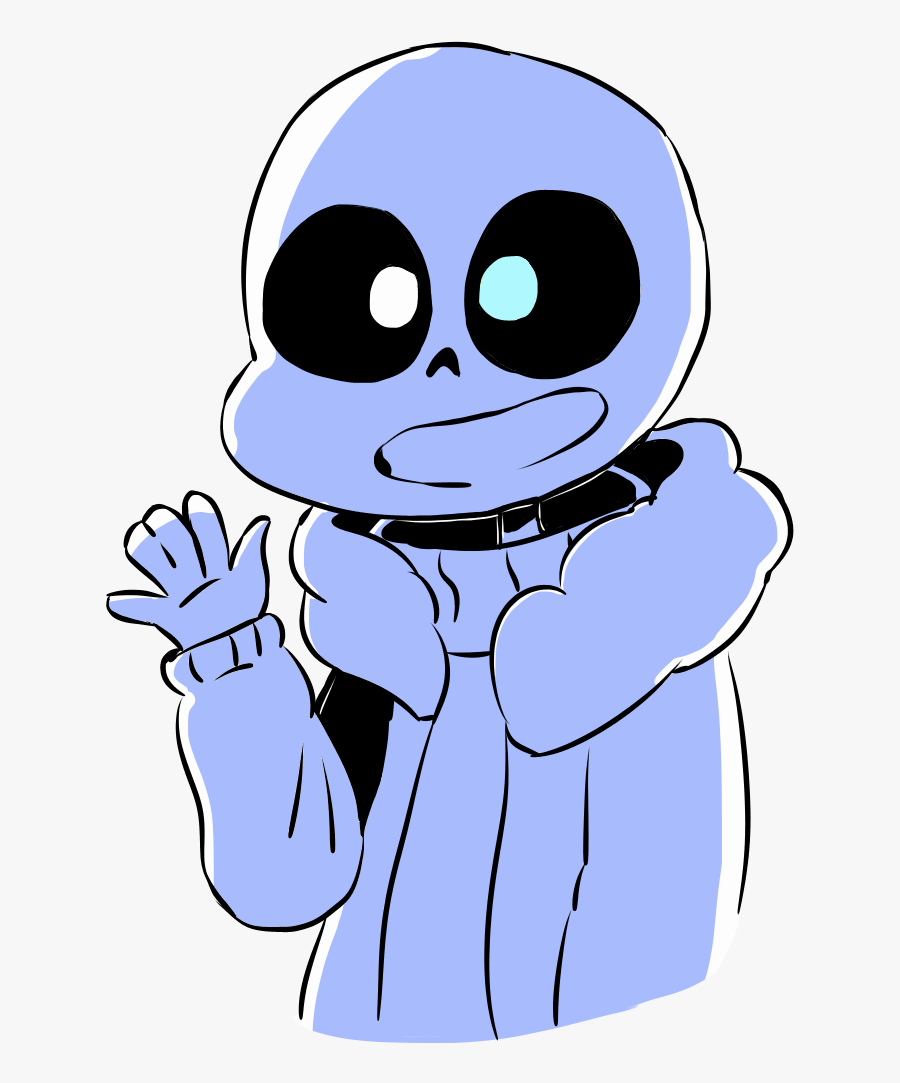 Good Morning Heres A Sans I Doodled At Like 2 Am - Cartoon, Transparent Clipart