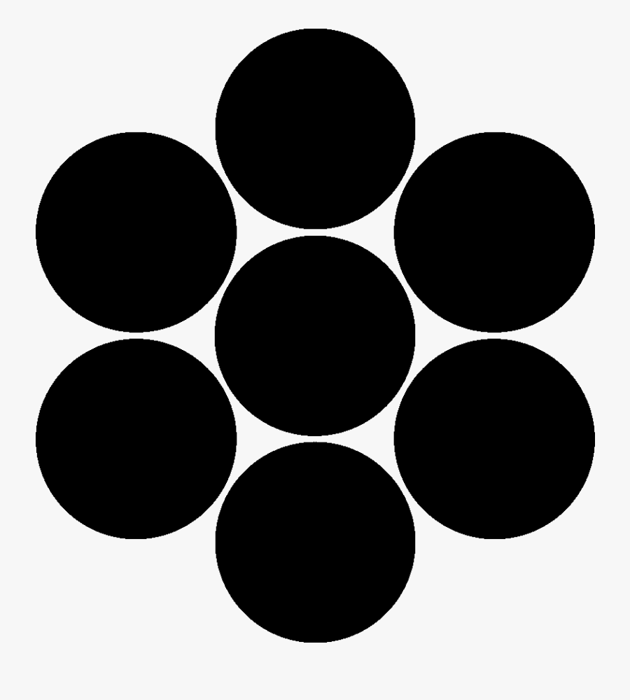 Circle Hexagon Hexagram Png Clip Arts - Tangent Circles Designs, Transparent Clipart