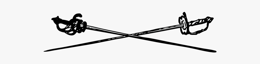 Crossed Swords Vector Image, Transparent Clipart