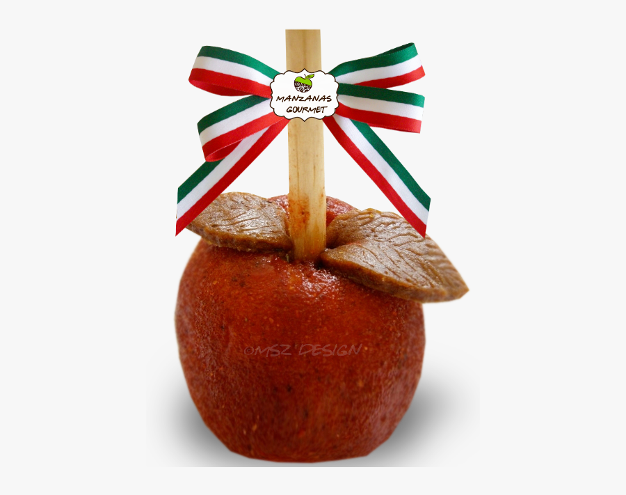 Manzana Cubierta Con Pulpa - Manzanas Decoradas México, Transparent Clipart