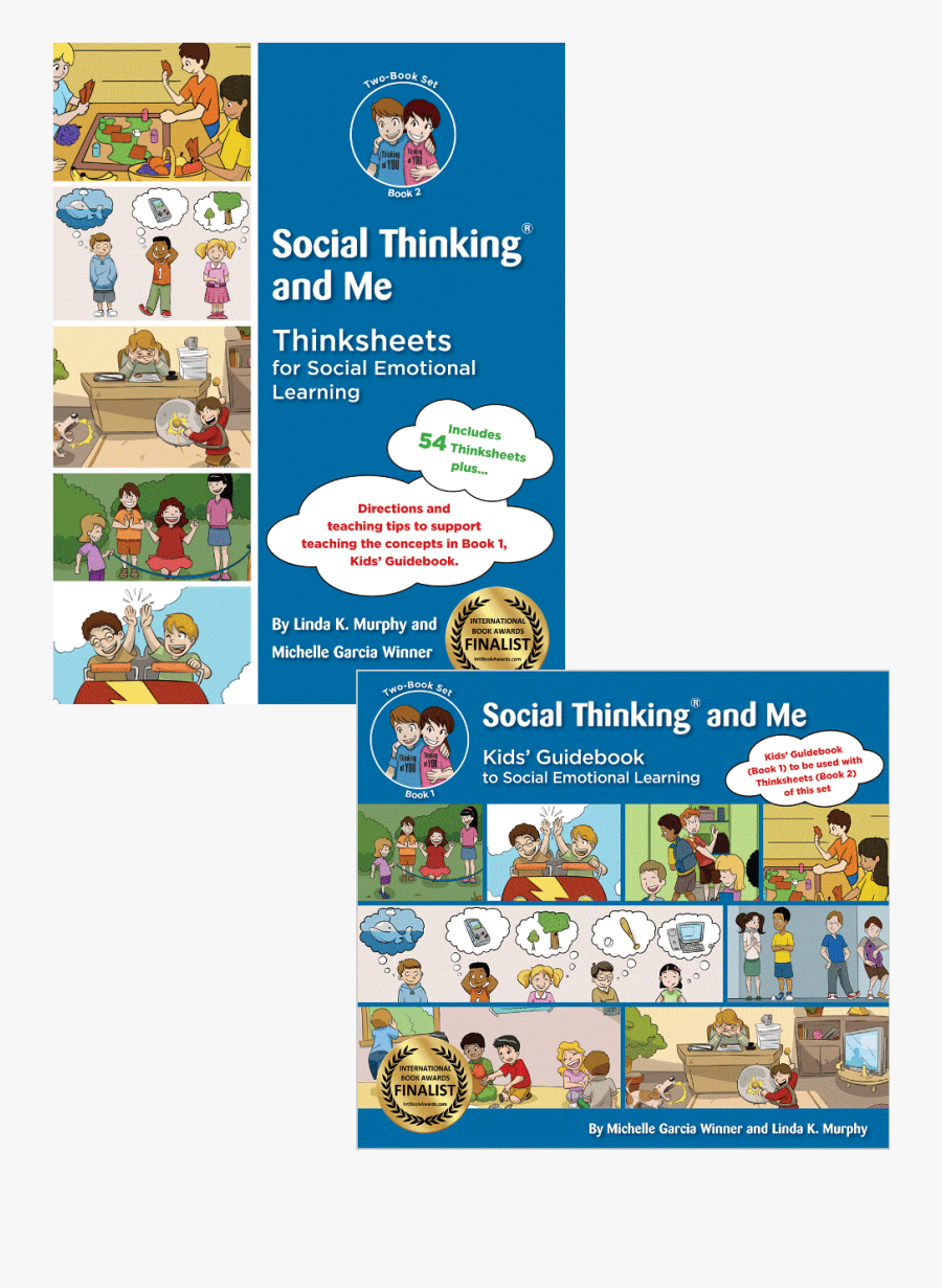 Book Social Thinking And Me, Transparent Clipart