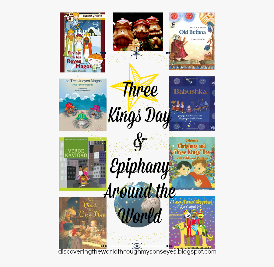 Happy 3 Kings Day, Transparent Clipart