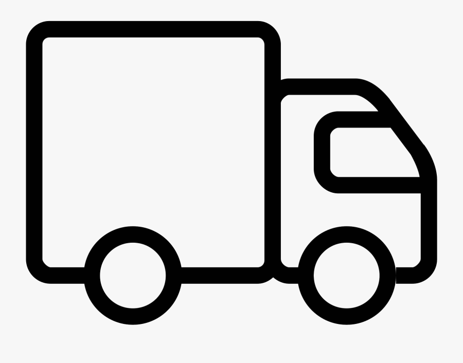 Transparent Delivery Clipart - White Truck Icon Png, Transparent Clipart