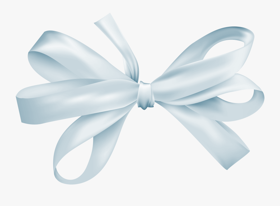 Transparent Silver Bow Clipart - Style, Transparent Clipart