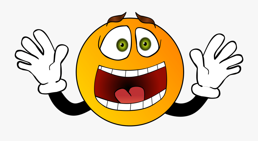 Scared Face - Surprised Emoji, Transparent Clipart