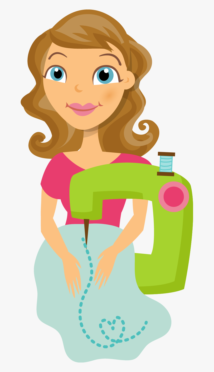 Pin By Bibi Harun - Costureira Vetor Png, Transparent Clipart