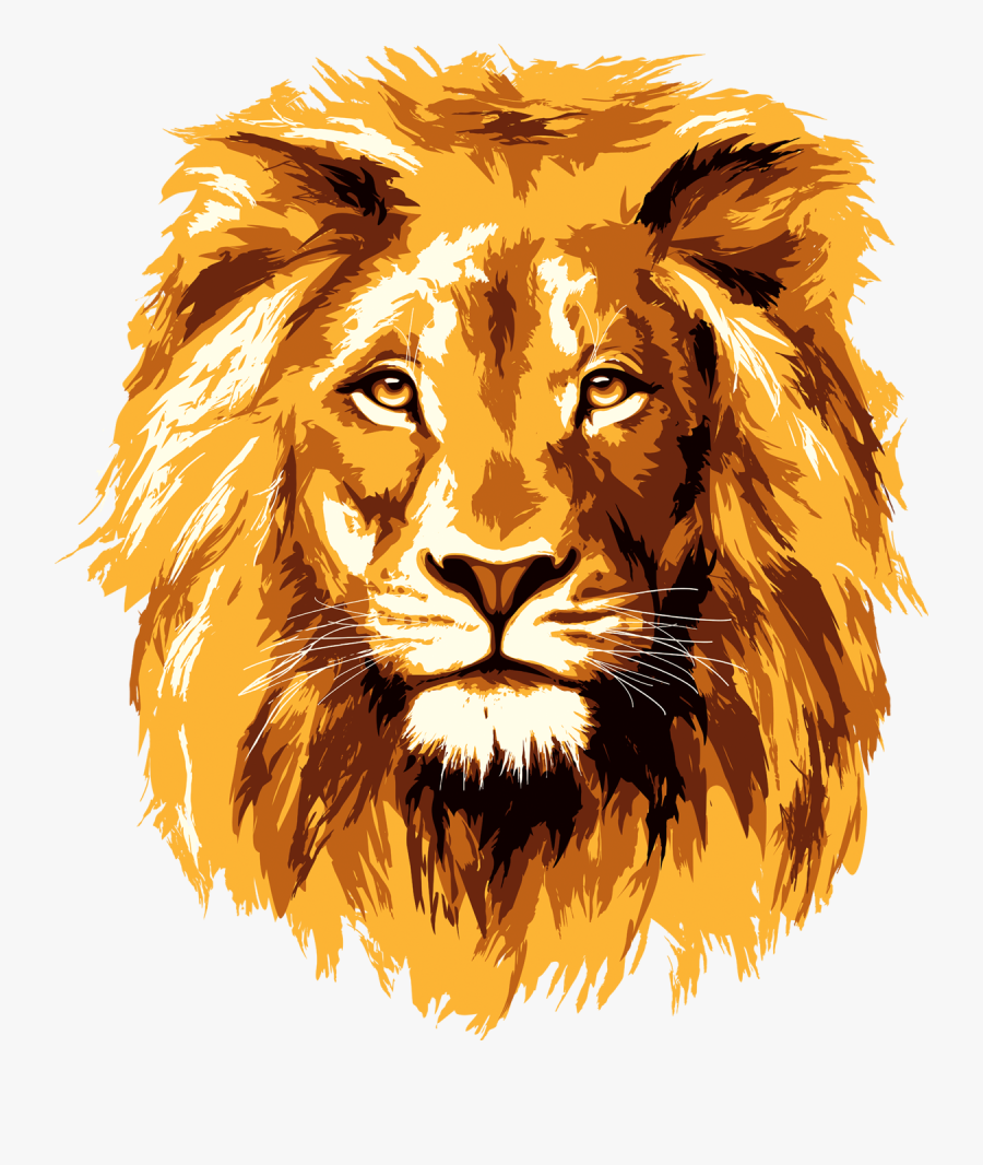 Transparent Eye Lion - Lion Face Png, Transparent Clipart