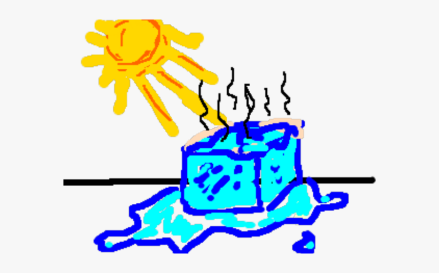 Transparent Ice Clip Art - Melted Ice Cube Clipart, Transparent Clipart