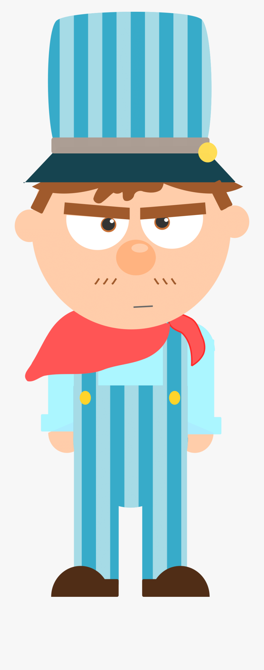 Train Engineer Pictures - Cartoon Train Conductor Png, Transparent Clipart