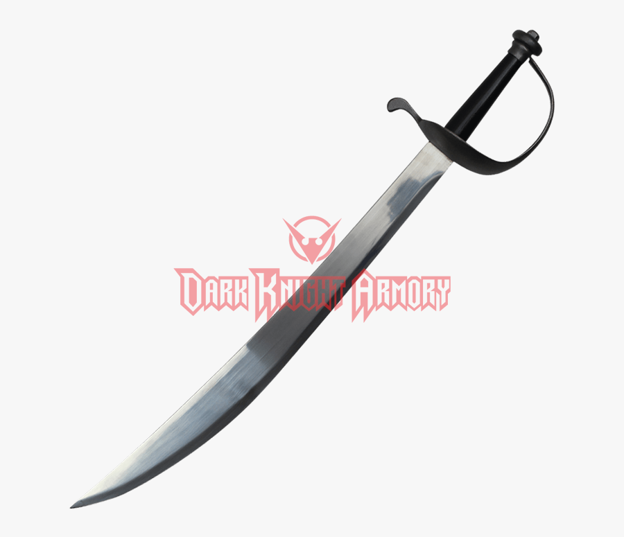 Pirate Sword Transparent - Cutlass Pirate Sword, Transparent Clipart