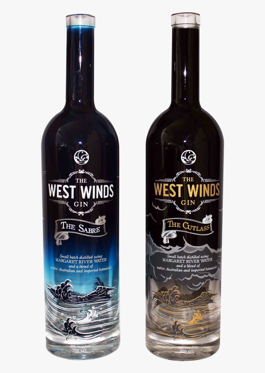 Gin Bottle Png Image - Drink Alcohol Bottle Png, Transparent Clipart