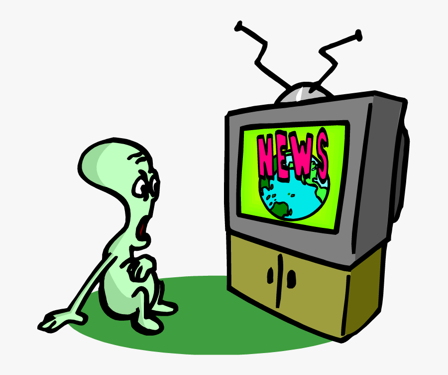 Clipart Science Science Classroom - Alien Watching Tv Clip Art, Transparent Clipart