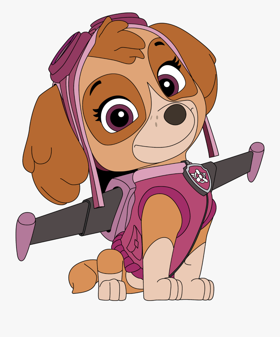 Skye 2 Patrulha Canina Vetor Grátis Paw Patrol Free - Paw Patrol, Transparent Clipart
