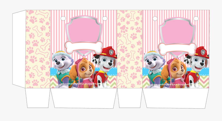 Transparent Paw Patrol Clip Art - Printable Paw Patrol Box, Transparent Clipart