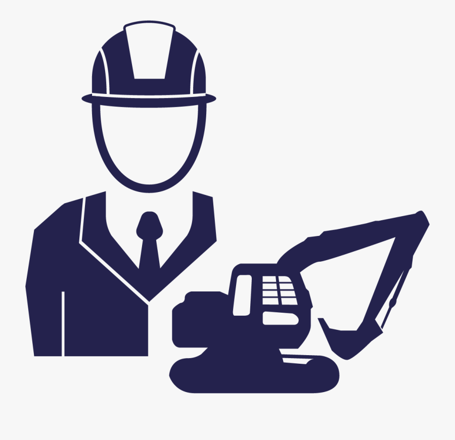 Site Management And Supervision - New Project Engineer Icon, Transparent Clipart