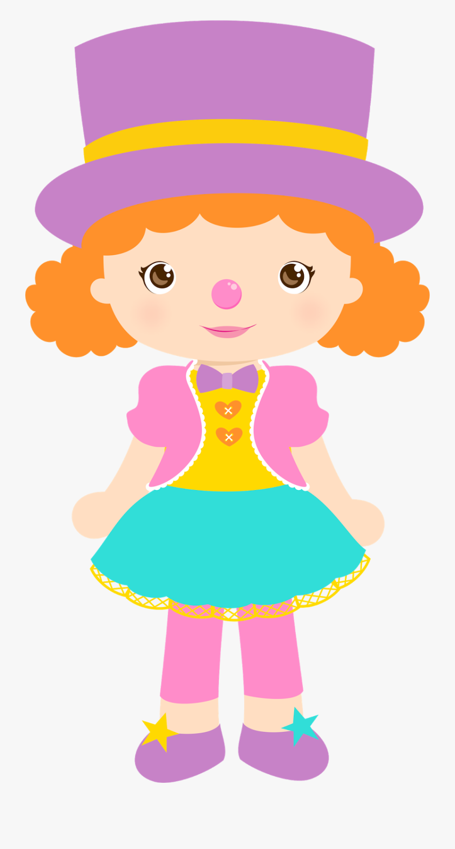 Palhacinha Ruiva, Transparent Clipart