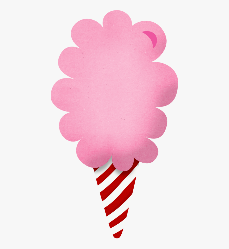 Cotton Candy Clipart Pink, Transparent Clipart
