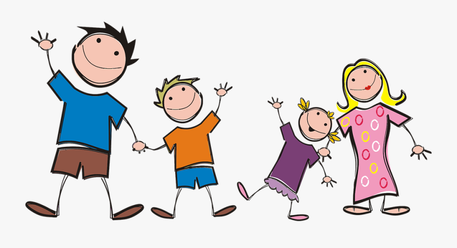 Family Outdoor Activities Cartoon, Transparent Clipart