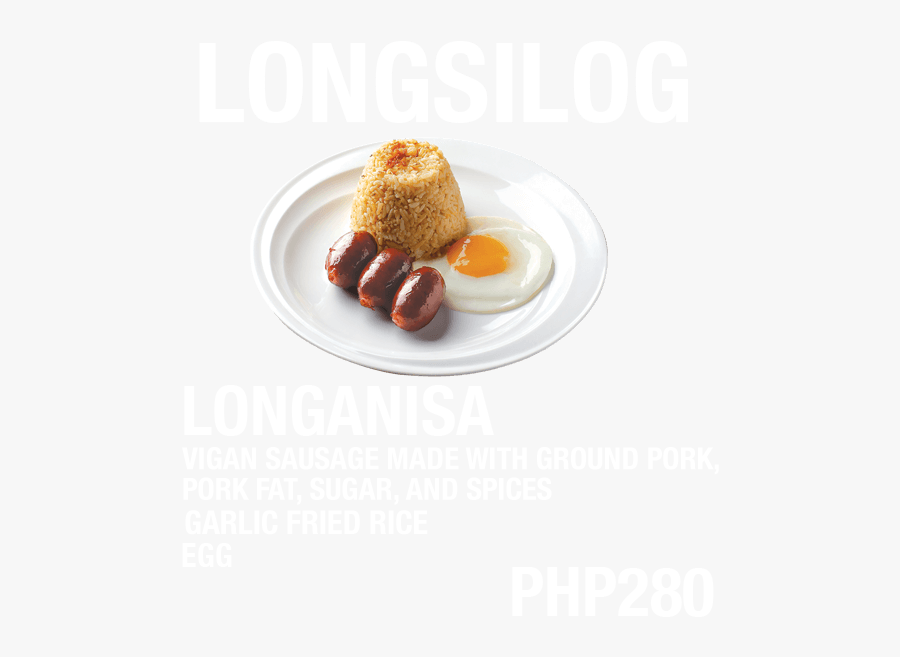 Pork Silog, Transparent Clipart