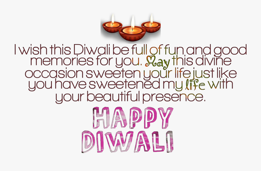 Diwali Wishes Png Image Free Download - Pączki, Transparent Clipart