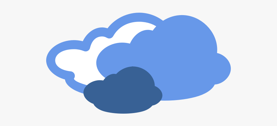 Heavy Clouds Weather Symbol Vector Image - Begin With Sound C, Transparent Clipart