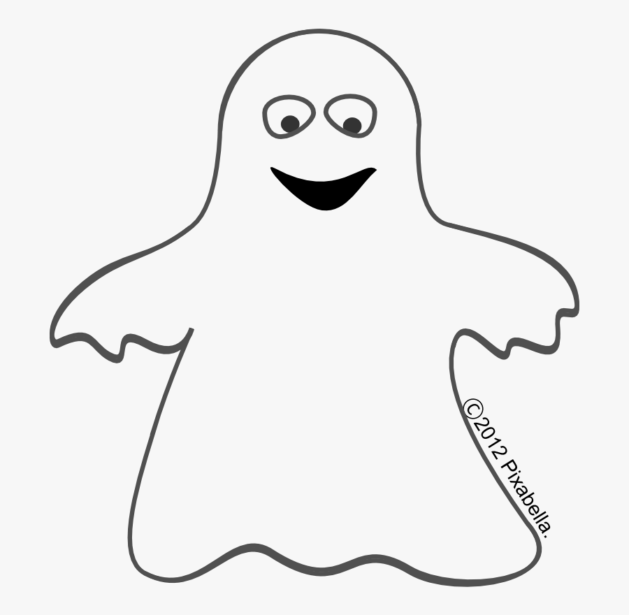 Ghost Clip Art - Ghost Clip Art Black And White, Transparent Clipart