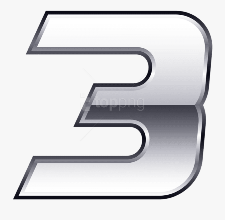 Free Png Download Silver Number Three Clipart Png Photo, Transparent Clipart