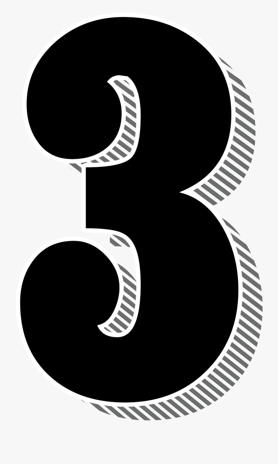 Number 3 Drop , Free Transparent Clipart - ClipartKey