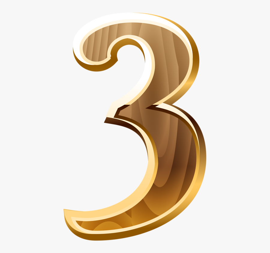 Bronze Number 3 Png Clipart , Png Download - Numeros Elegantes Del 1 Al 10, Transparent Clipart