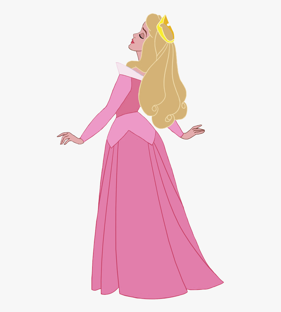 Disney Clipart Aurora - Disney Princess Aurora Pink Dress, Transparent Clipart