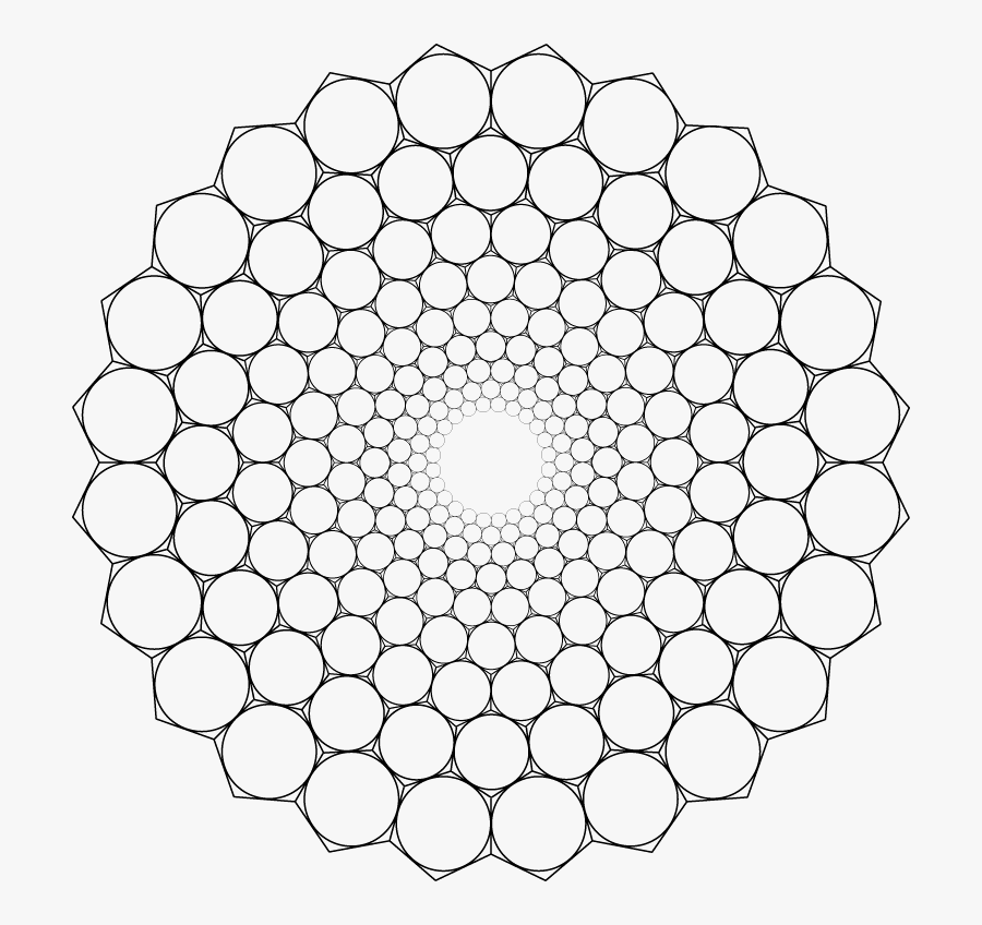 New Sacred Geometry Drawings - Blue Colour Vector Background, Transparent Clipart