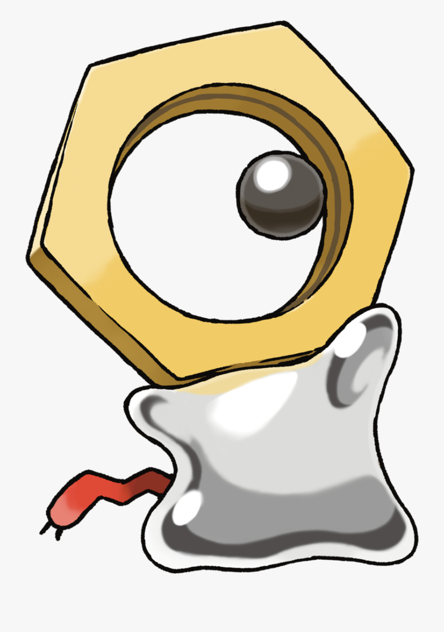 Meltan Pokemon, Transparent Clipart