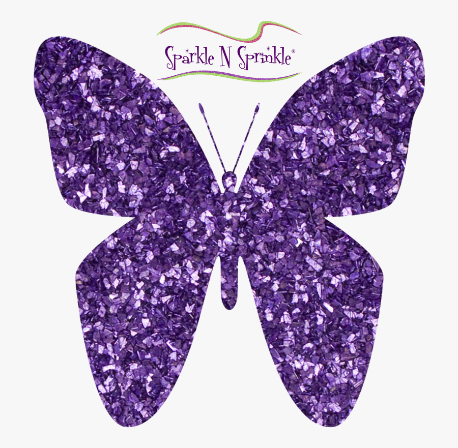 Glitter Clipart Small Butterfly - Glitter, Transparent Clipart