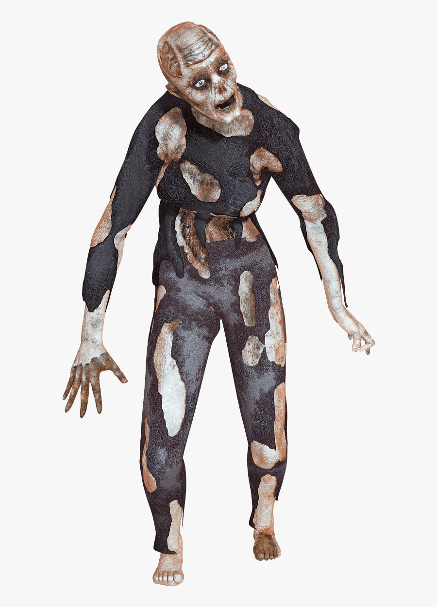 Zombie With Clothes - ゾンビ の 歩き 方, Transparent Clipart