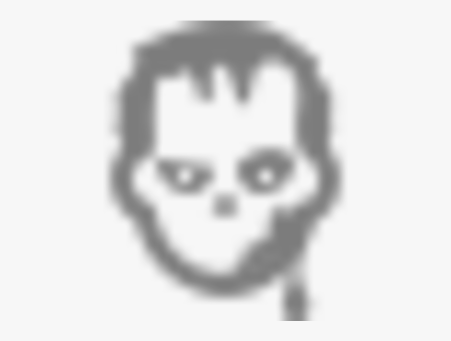 Zombie Icon, Transparent Clipart
