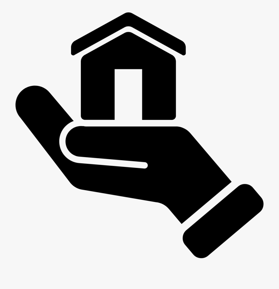 Your Home Is In The Best Hands Clipart , Png Download - Home Key Hand Icon, Transparent Clipart