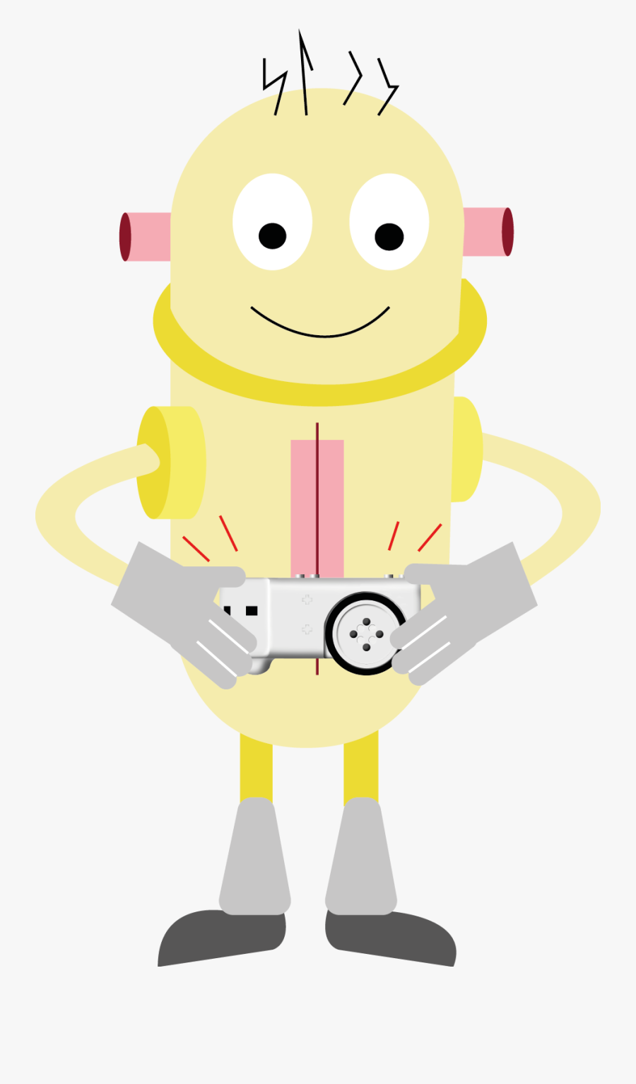 Robot1 - Cartoon, Transparent Clipart