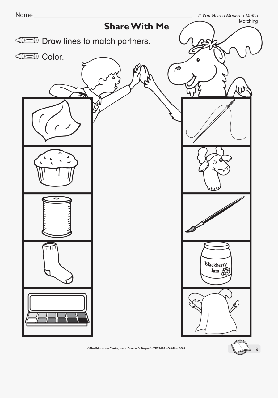 If You Give A Moose A Muffin Pdf - Clipart Moose A Muffin, Transparent Clipart