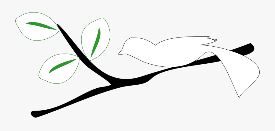 Branch Clipart - Black And White Branch Clip Art, Transparent Clipart